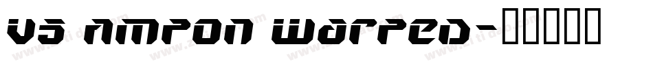 V5 Ampon Warped字体转换